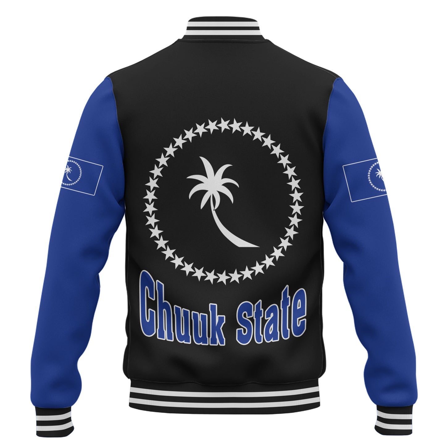 Chuuk State Baseball Jacket Letters Style