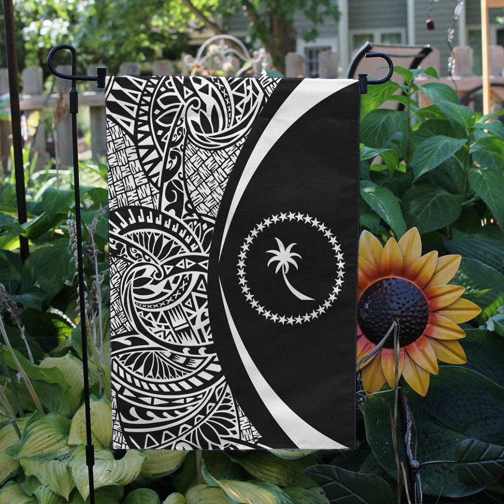 Chuuk State Garden Flag Lauhala Circle White