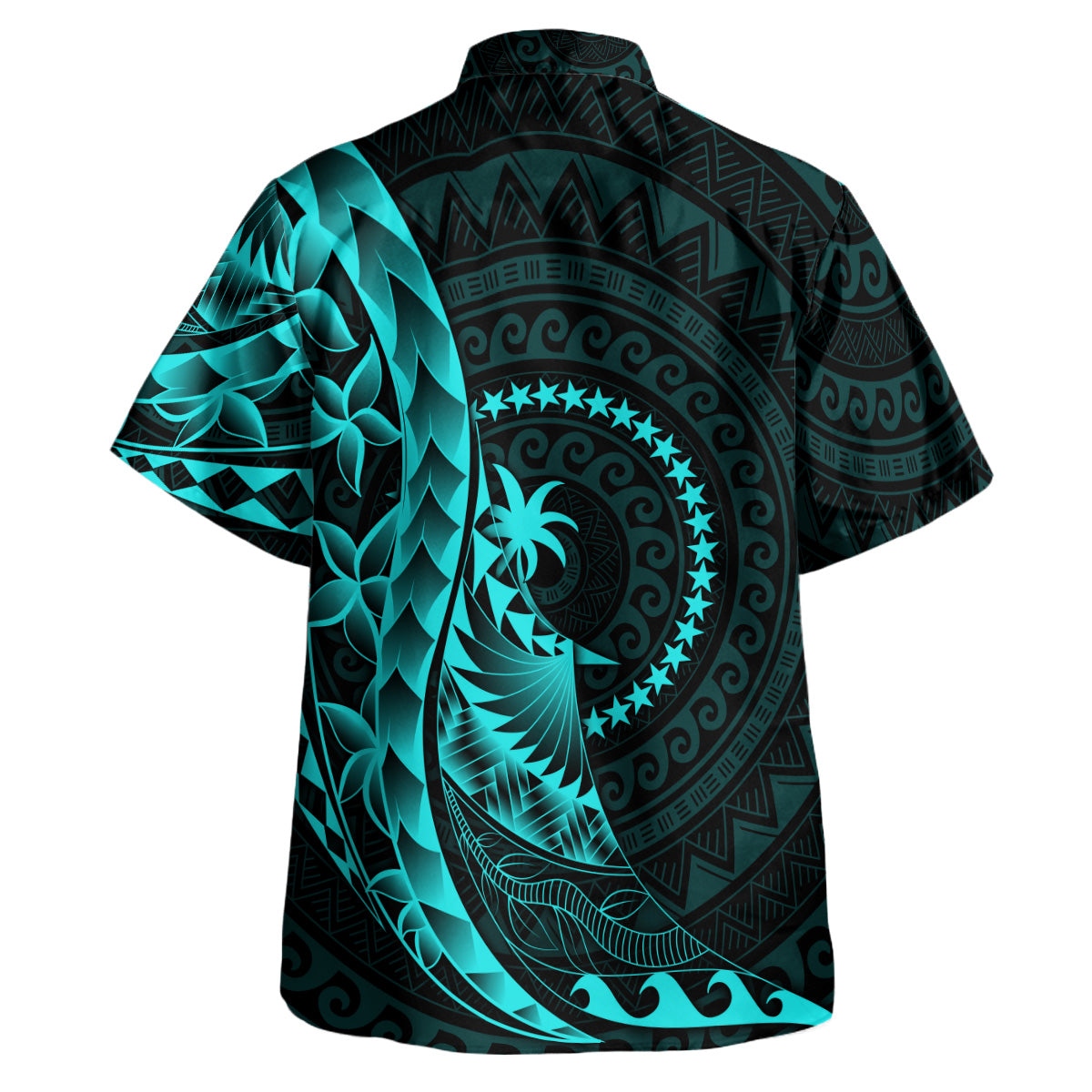 Chuuk Custom Personalised Hawaiian Shirt Polynesian Pattern Style