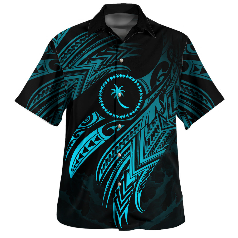 Chuuk State Custom Personalised Hawaiian Shirt Legend Color Version