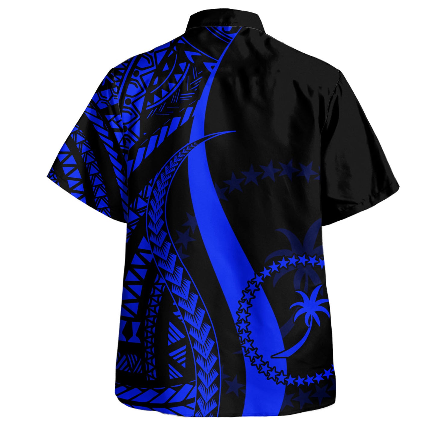 Chuuk Custom Personalised Hawaiian Shirt Micronesian Tentacle Tribal Pattern