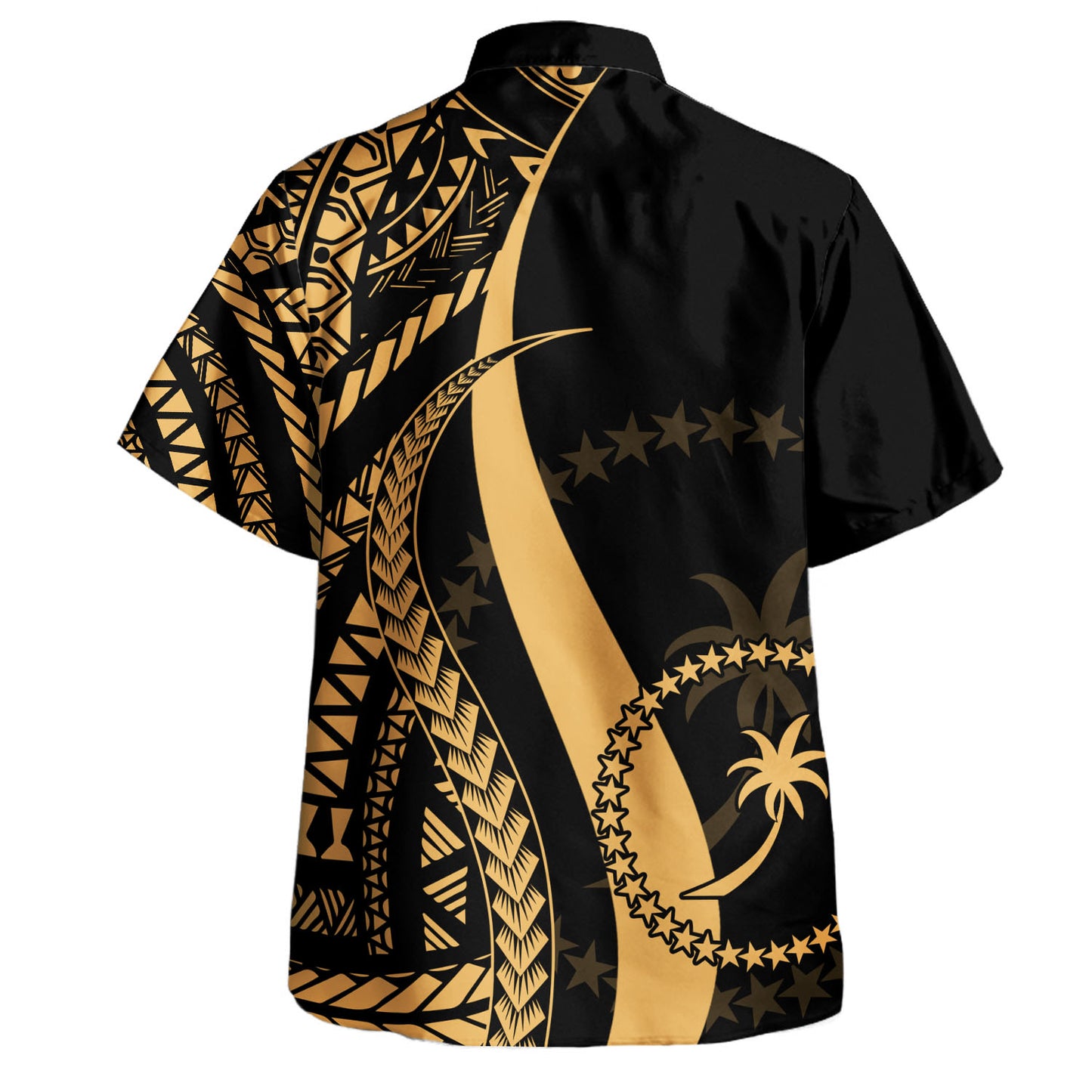 Chuuk Custom Personalised Hawaiian Shirt Micronesian Tentacle Tribal Pattern
