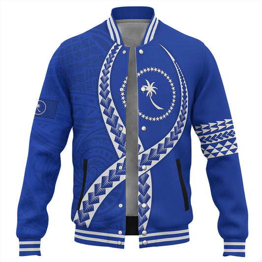 Chuuk State Baseball Jacket Tribal Polynesian In My Heart