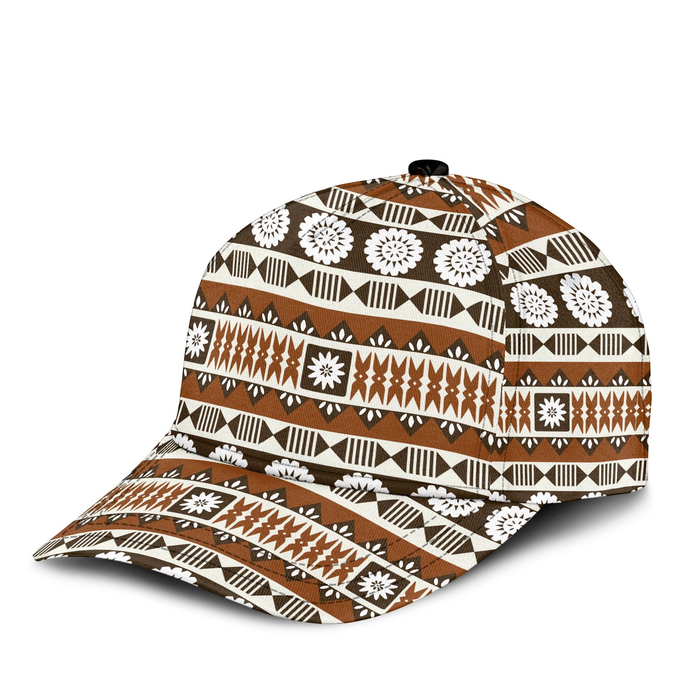 Fiji Cap Tapa Masi Pattern