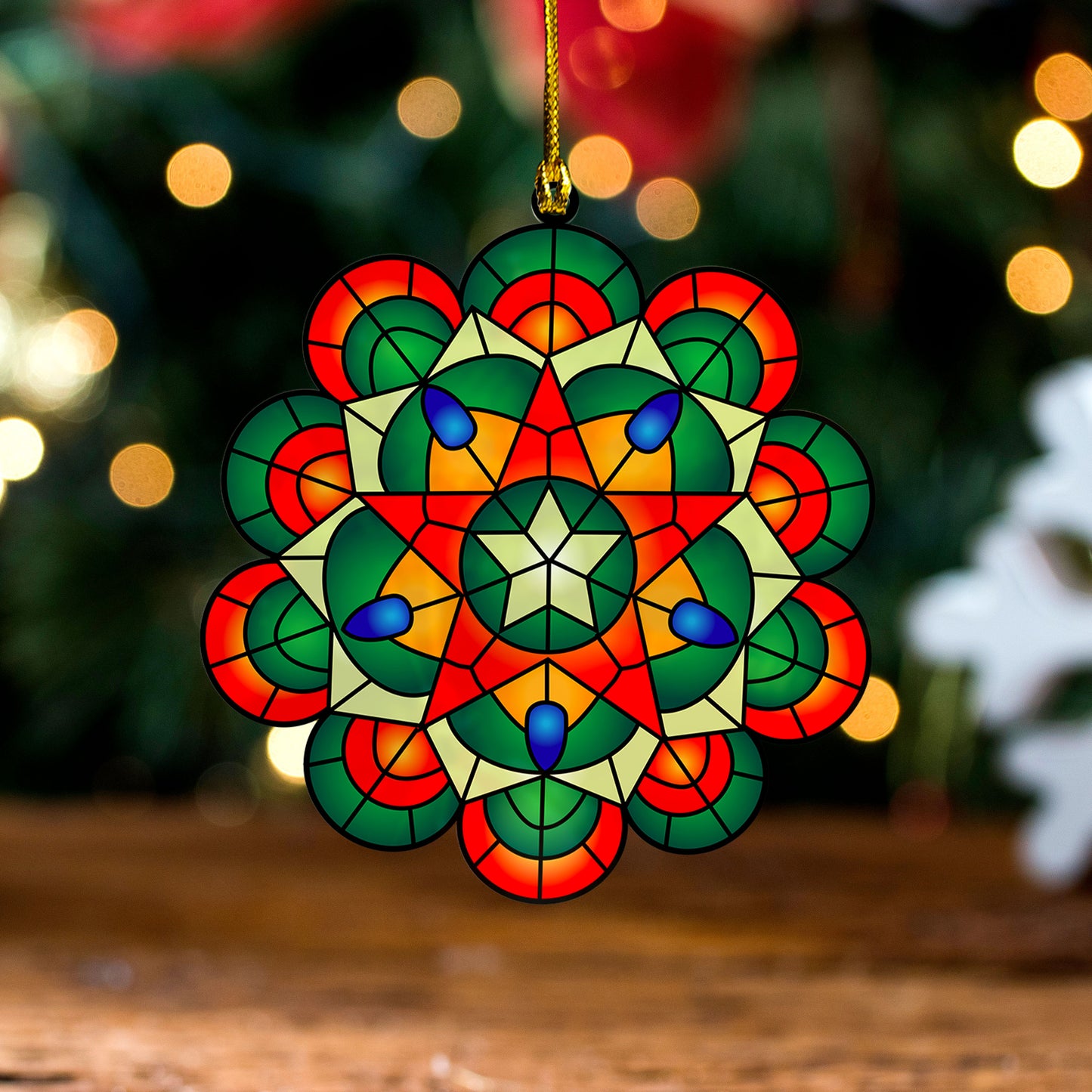 Philippines Filipinos Acrylic And Wooden Ornament Parol Traditional