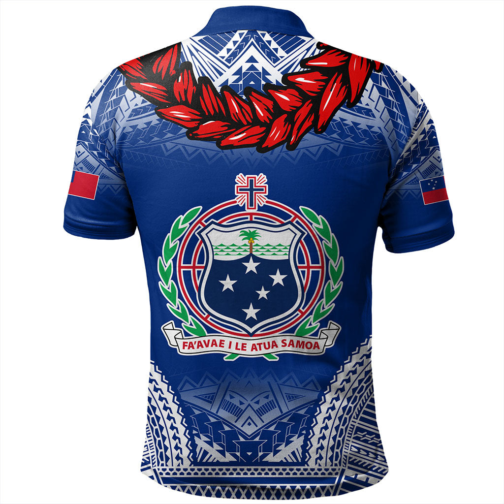 Samoa Polo Shirt Coat Of Arms Ula Fala Original Style