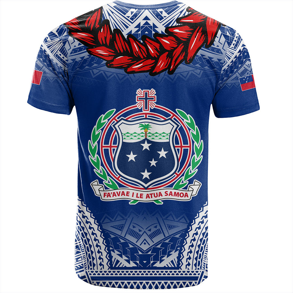 Samoa T-Shirt Coat Of Arms Ula Fala Original Style