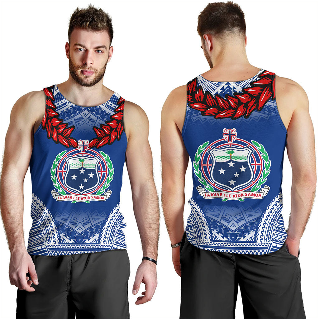 Samoa Tank Top Coat Of Arms Ula Fala Original Style