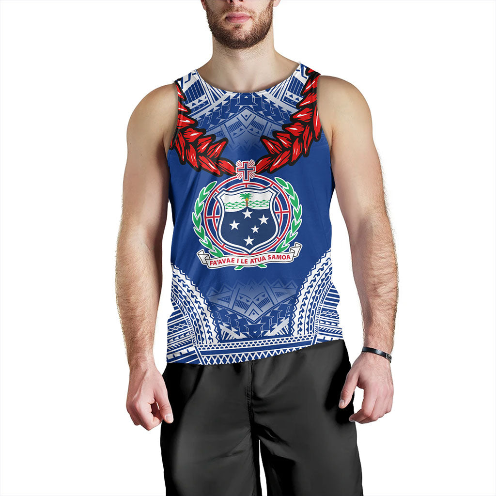 Samoa Tank Top Coat Of Arms Ula Fala Original Style