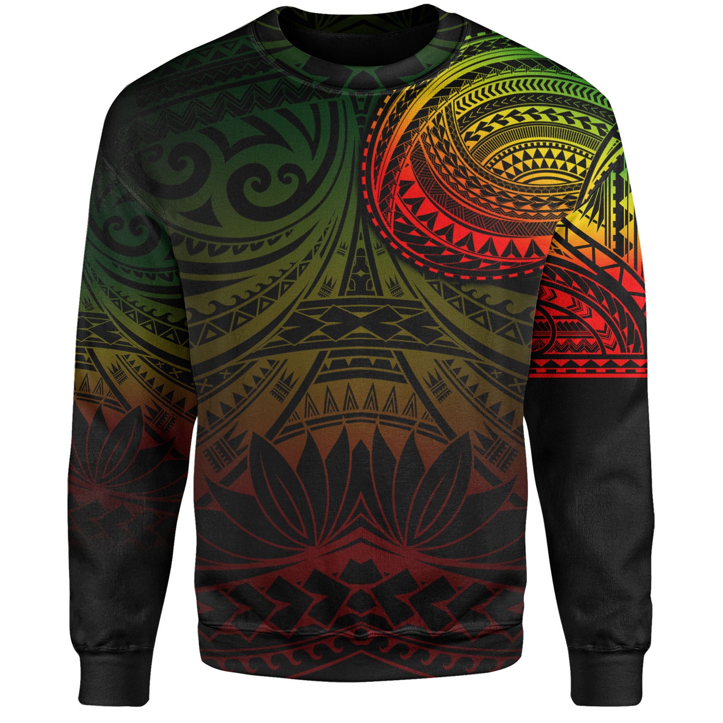 Polynesian Sweatshirt Polynesian Pattern Special Design