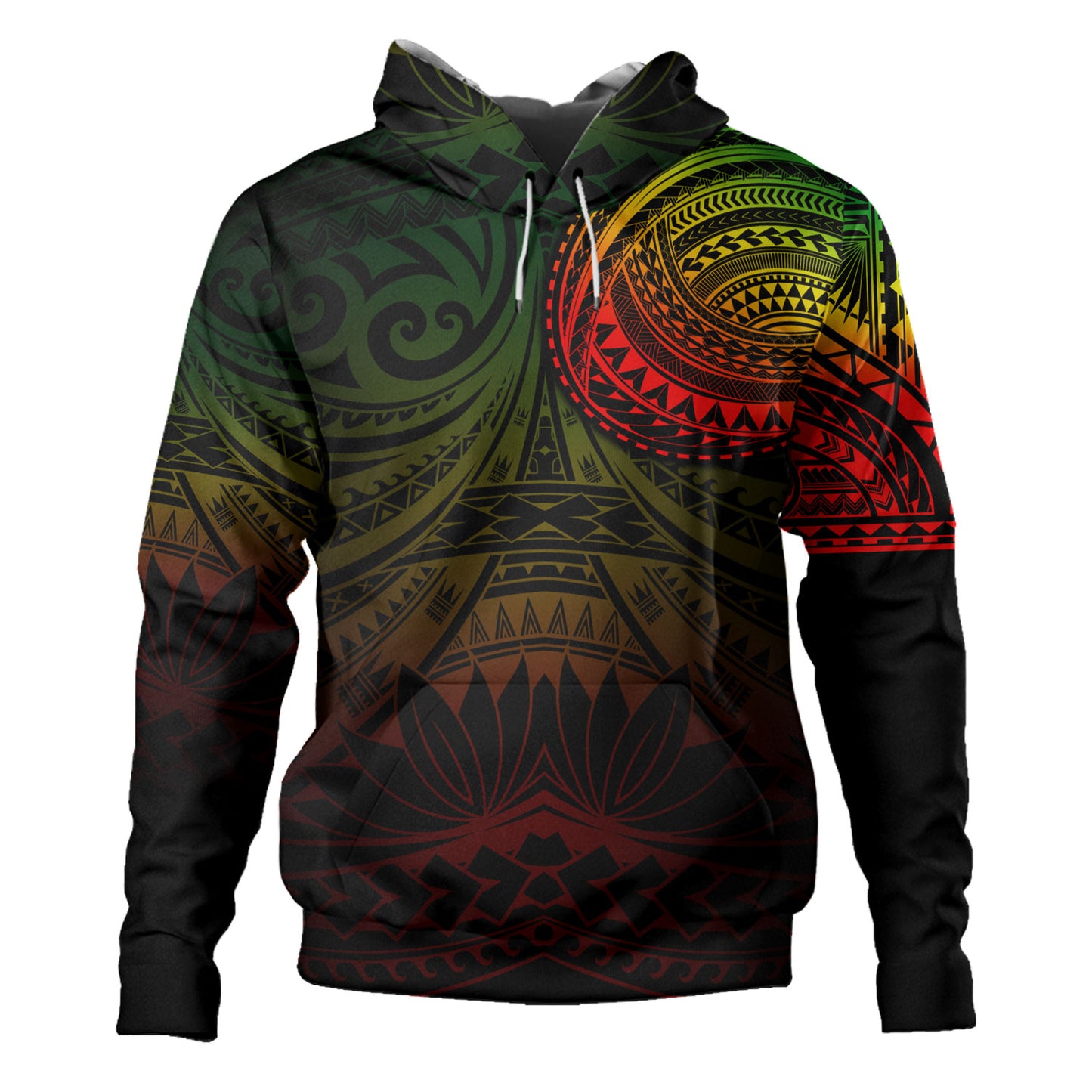 Polynesian Hoodie Polynesian Pattern Special Design