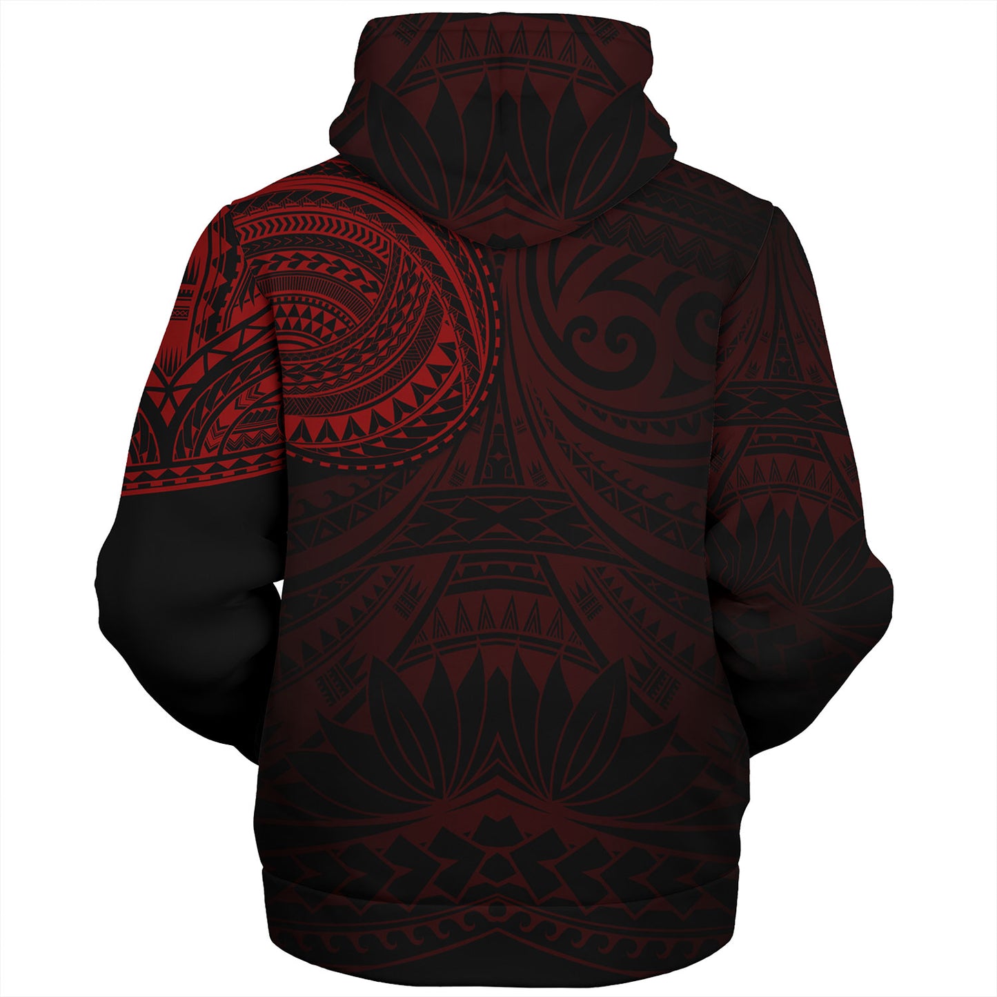 Polynesian Sherpa Hoodie Polynesian Pattern Special Design