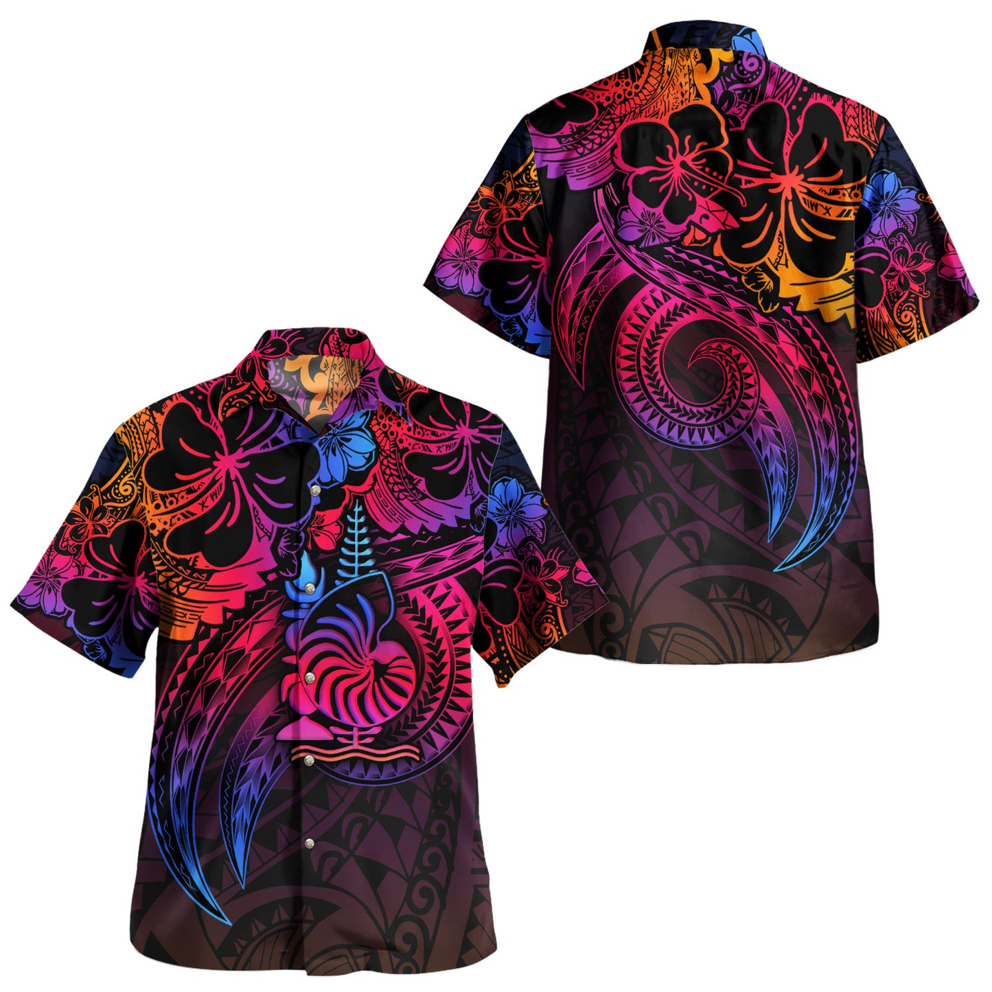 New Caledonia Combo Puletasi And Shirt Rainbow Style