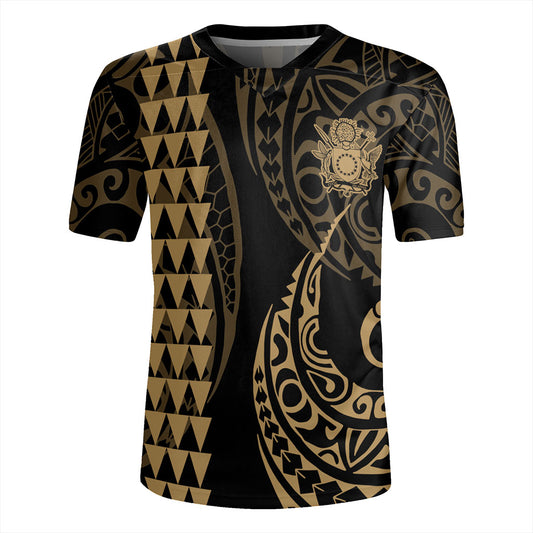 Cook Islands Rugby Jersey Kakau Style Ver.1
