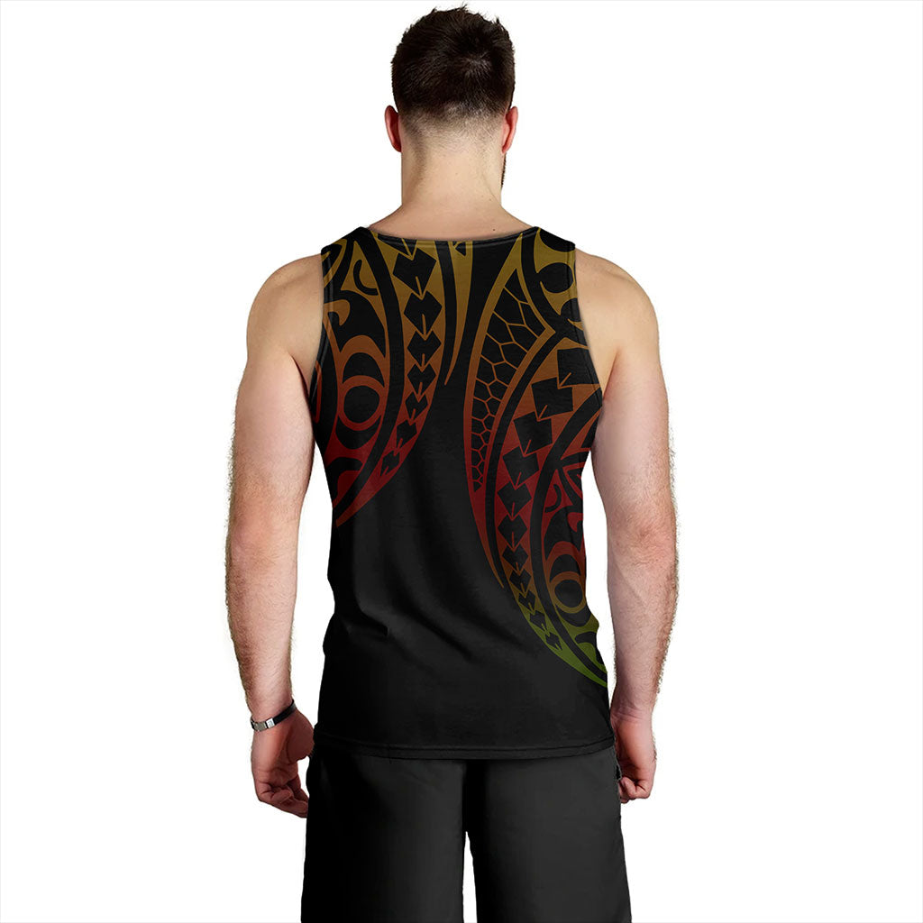 Cook Islands Tank Top Kakau Style