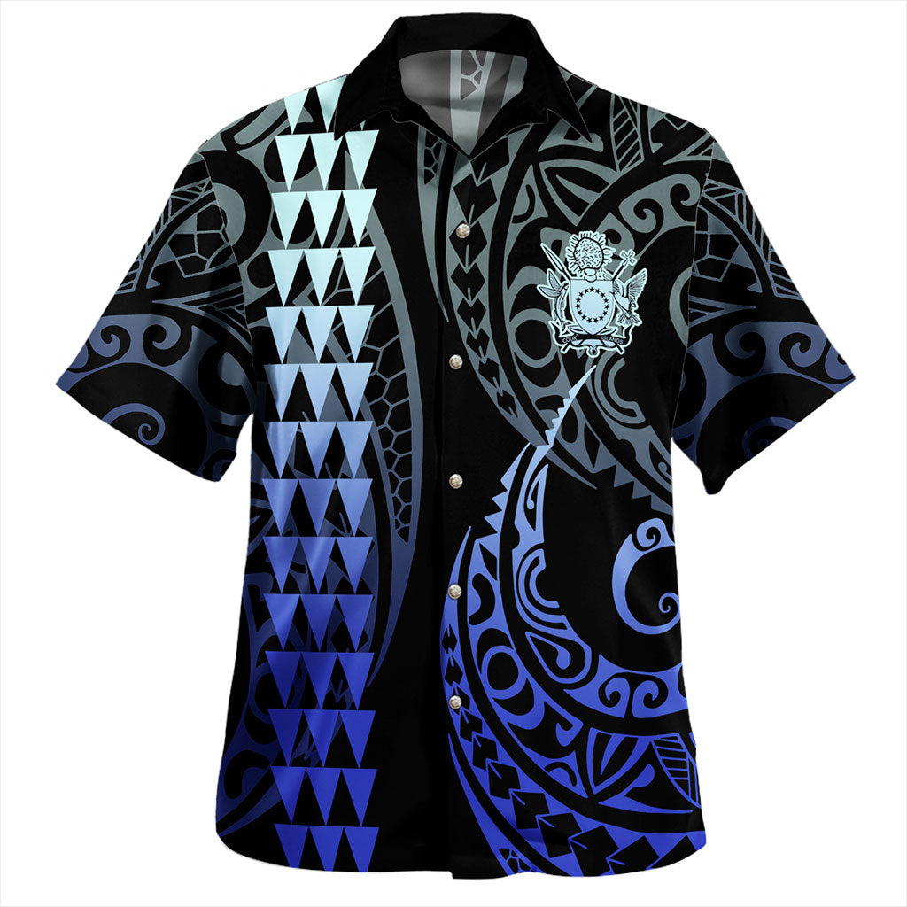 Cook Islands Hawaiian Shirt Kakau Style