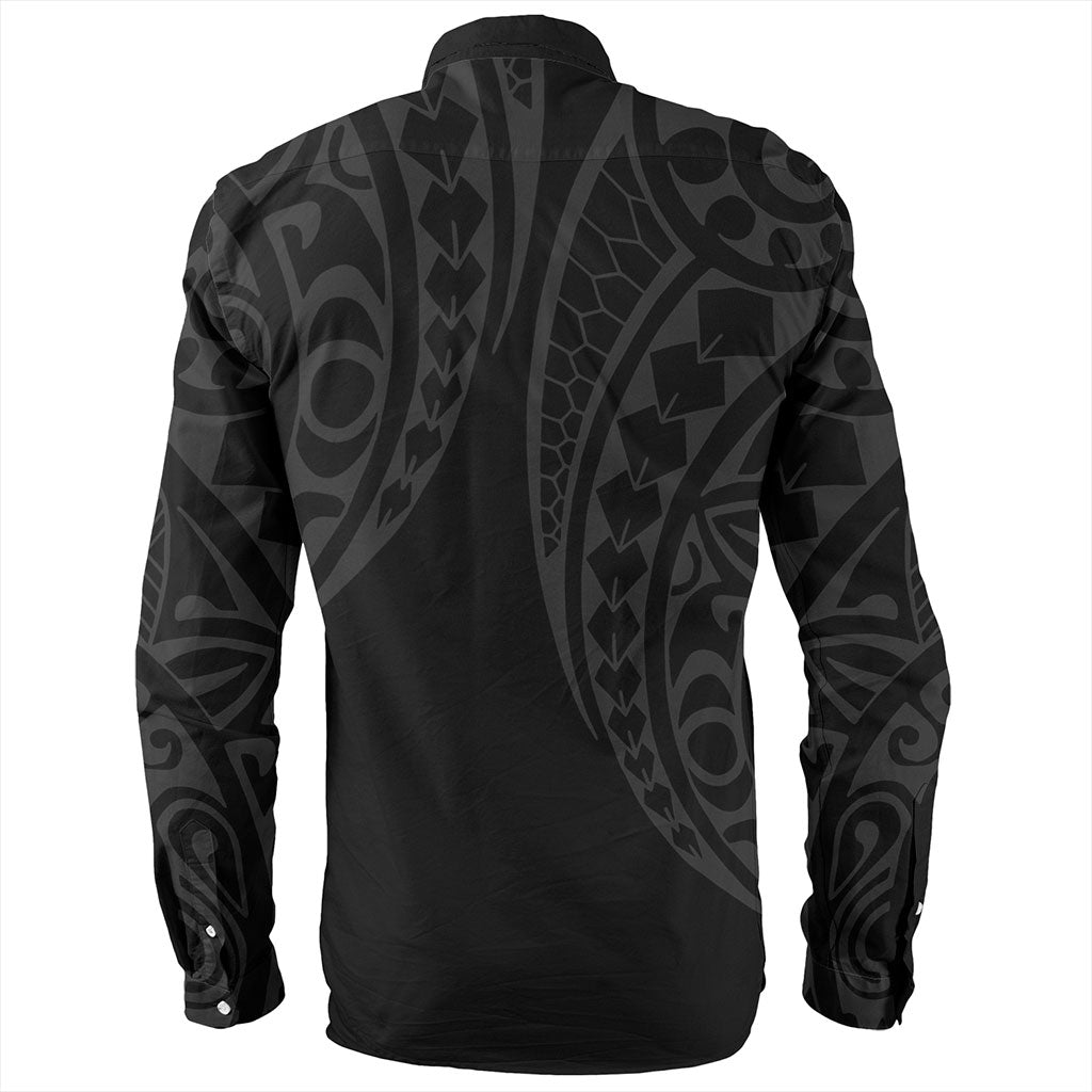 Cook Islands Long Sleeve Shirt Kakau Style