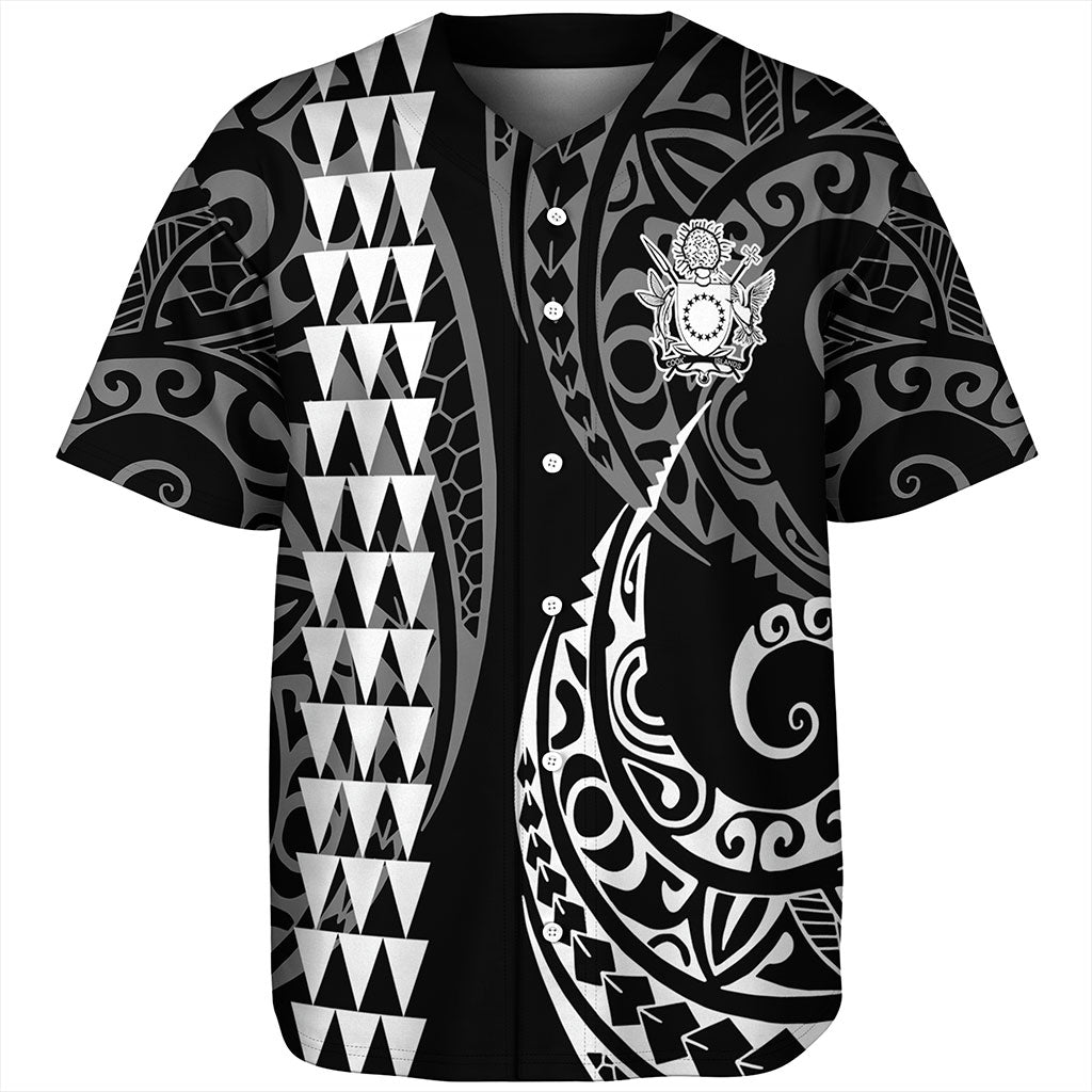 Cook Islands Baseball Shirt Kakau Style Ver.1