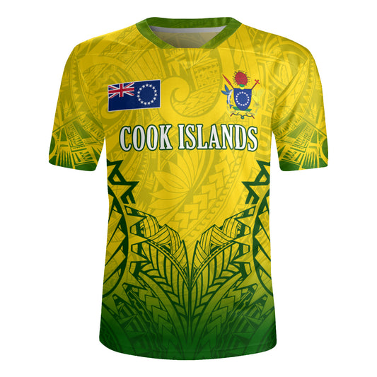 Cook Islands Custom Personalised Rugby Jersey Seal With Flag Style