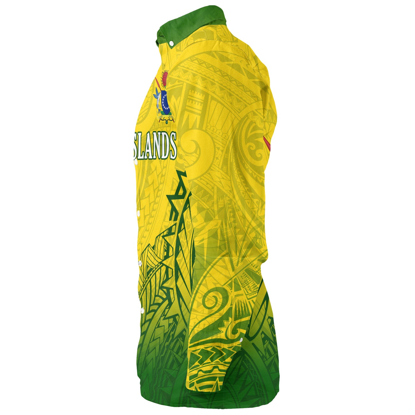 Cook Islands Custom Personalised Long Sleeve Shirt Seal With Flag Style