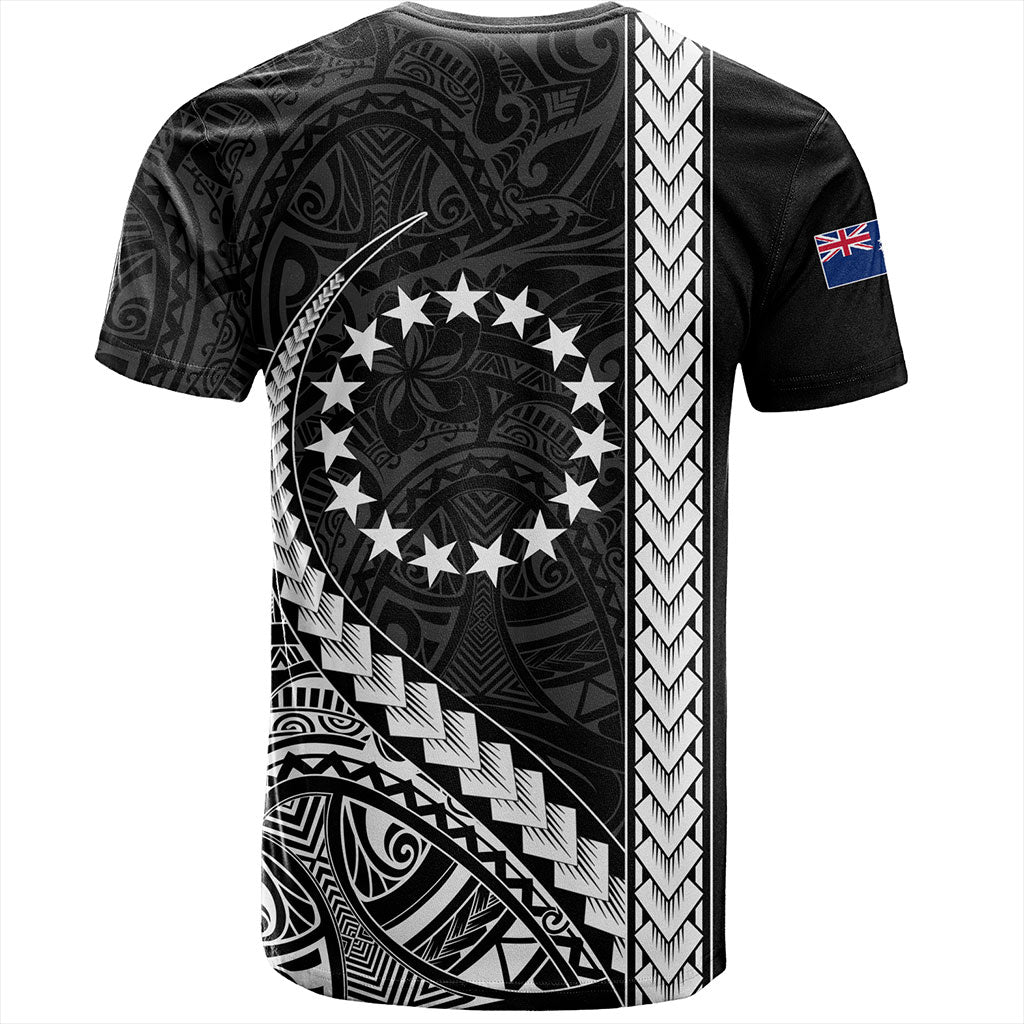Cook Islands T-Shirt Tribal Polynesian Coat Of Arms