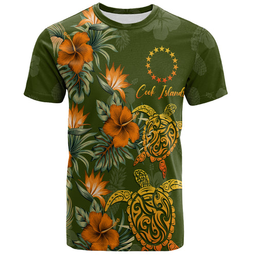 Cook Islands T-Shirt Custom Personalised Polynesian Tropical Summer
