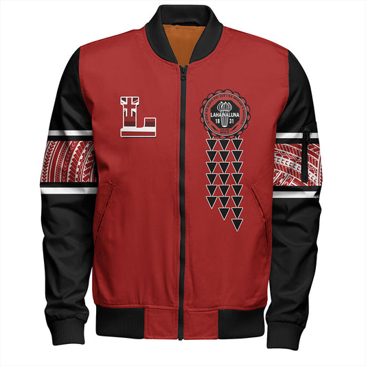 Hawaii Bomber Jacket Custom Your Class Lahainaluna High School