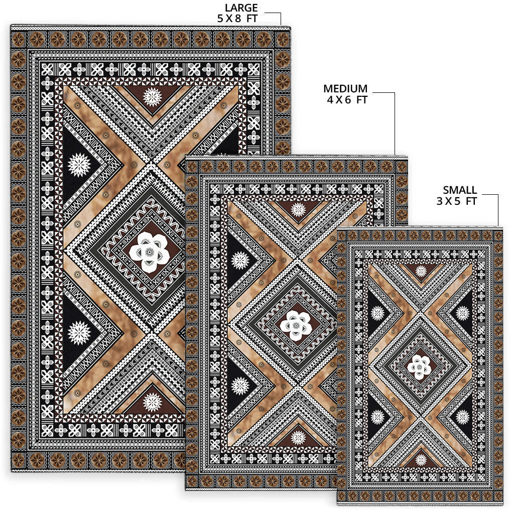 Fiji Area Rug Tapa Massi Cloths