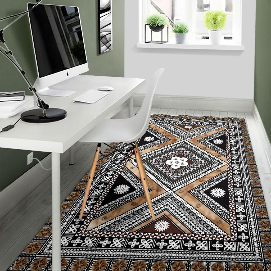Fiji Area Rug Tapa Massi Cloths