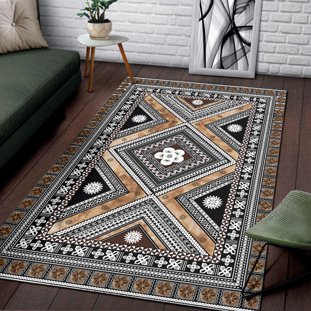Fiji Area Rug Tapa Massi Cloths