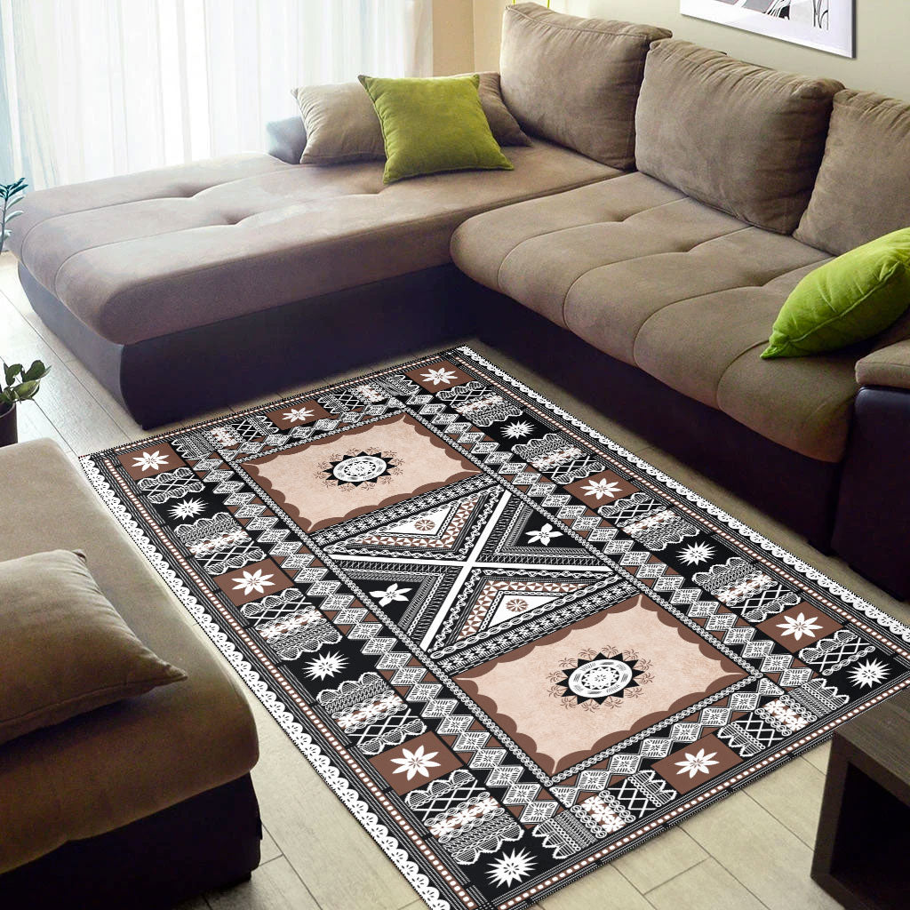 Fiji Area Rug Tapa Massi Design