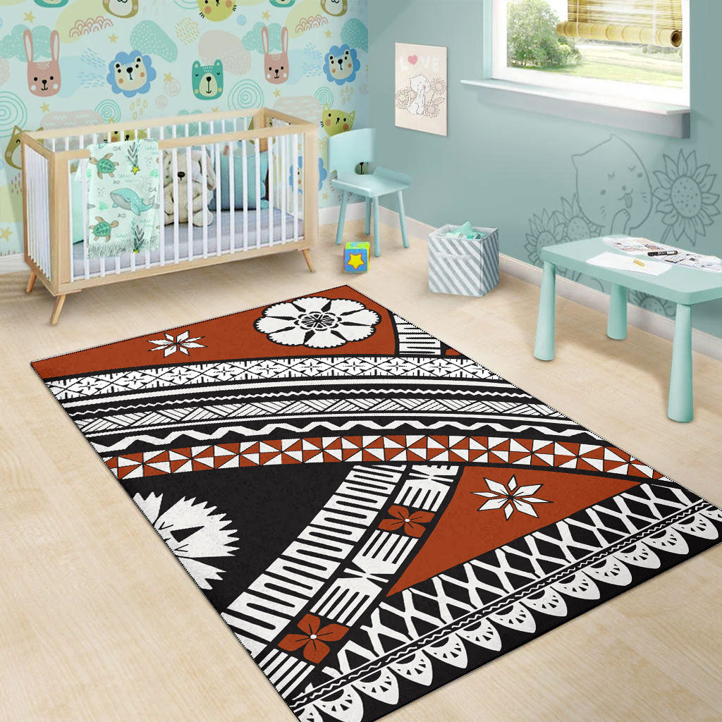 Fiji Area Rug Bula Massi Pattern