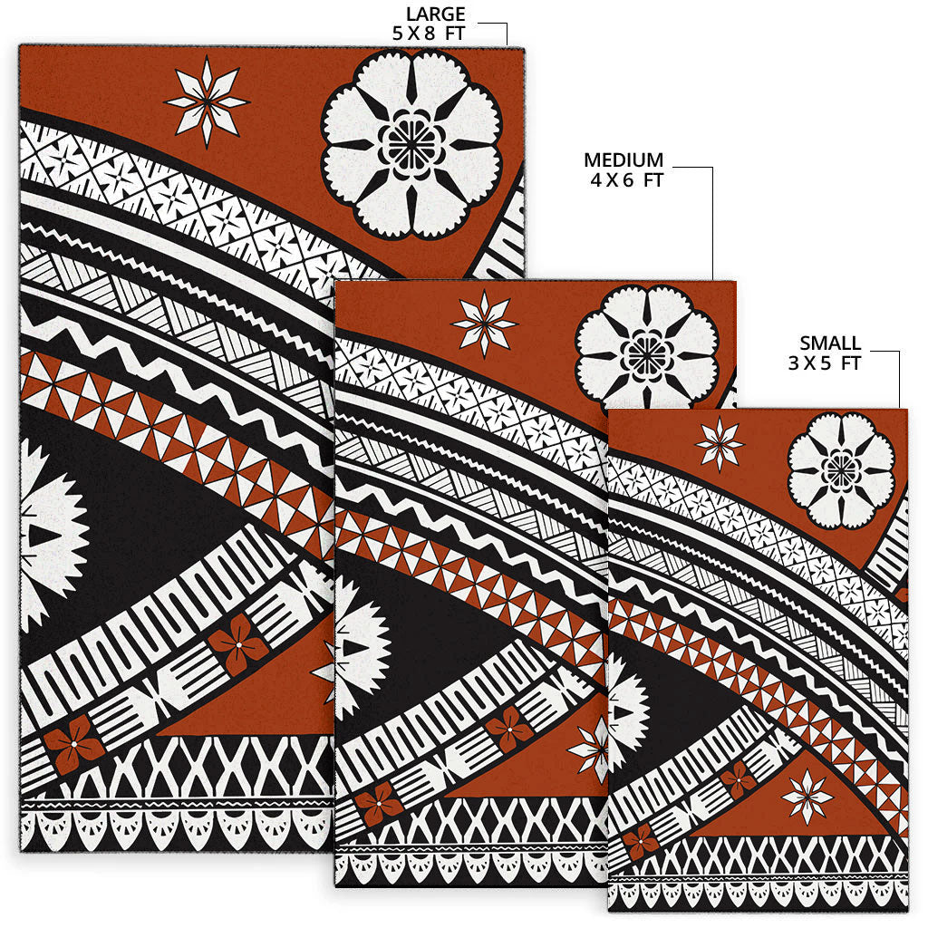 Fiji Area Rug Bula Massi Pattern