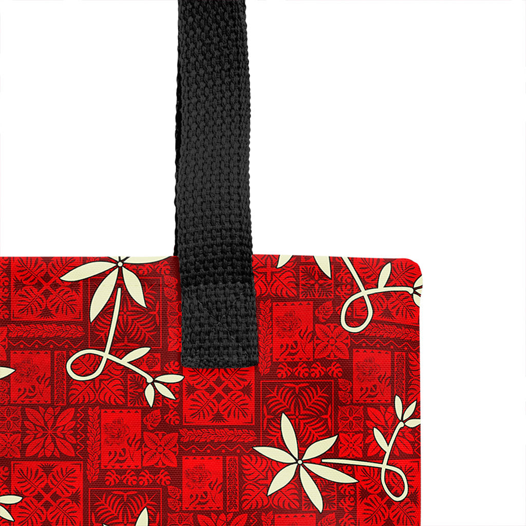 Hawaii Tote Bag Elvis Red Aloha