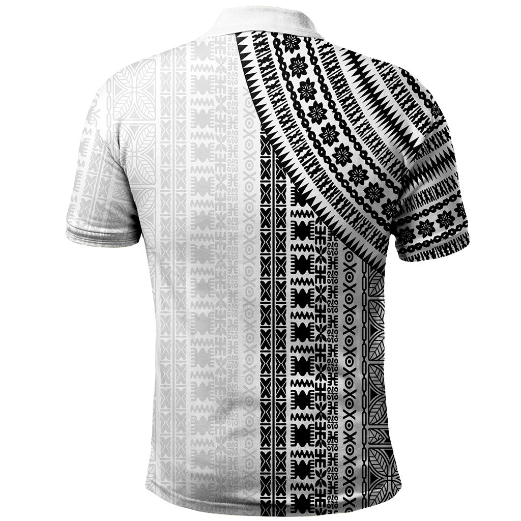 Fiji Polo Shirt Rugby Tribal Half Style