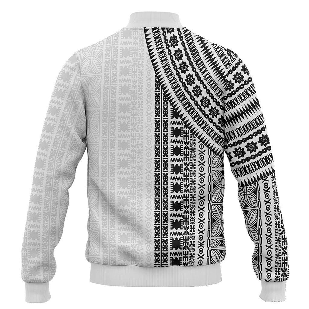 Fiji Baseball Jacket Rugby Tribal Half Style
