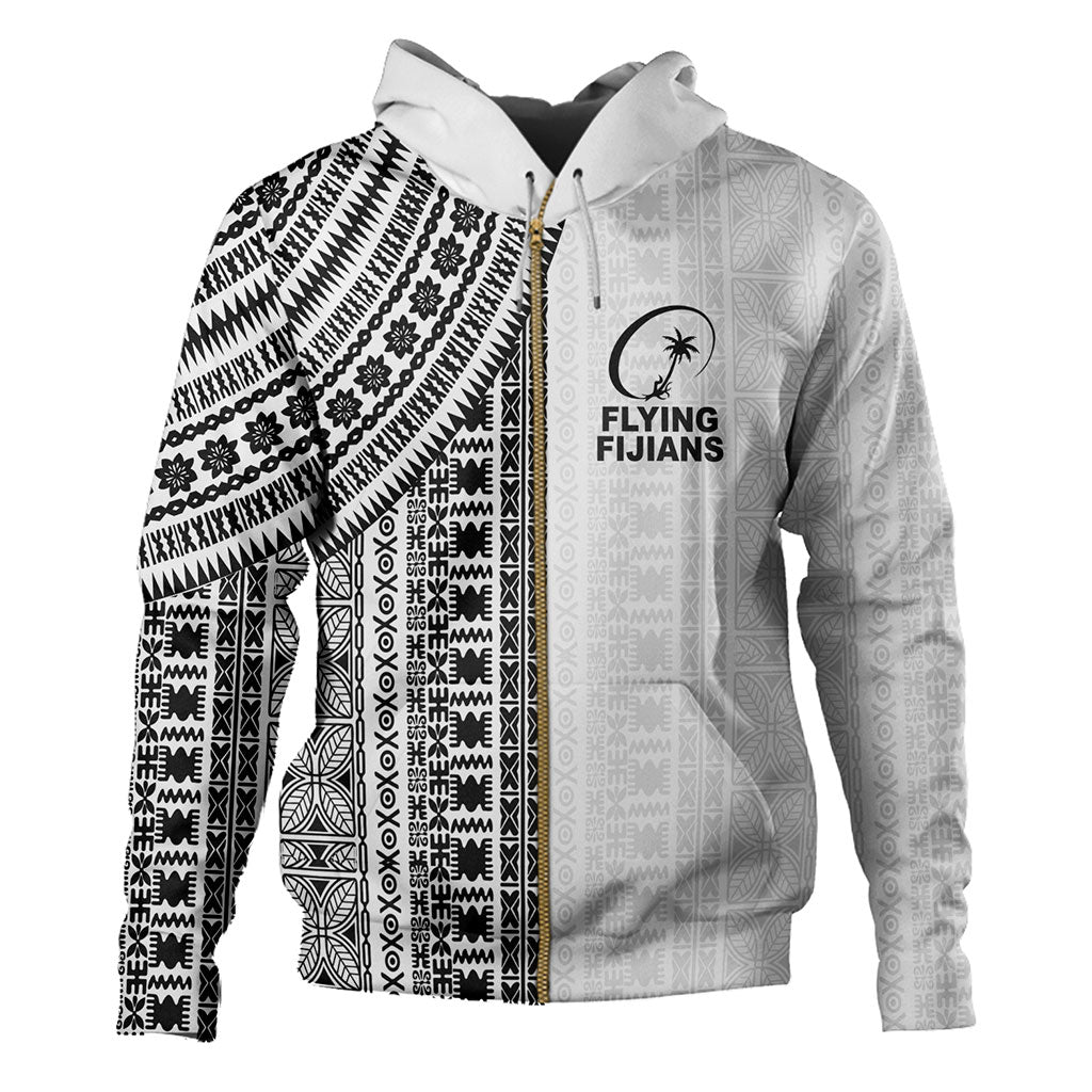 Fiji Hoodie Rugby Tribal Half Style