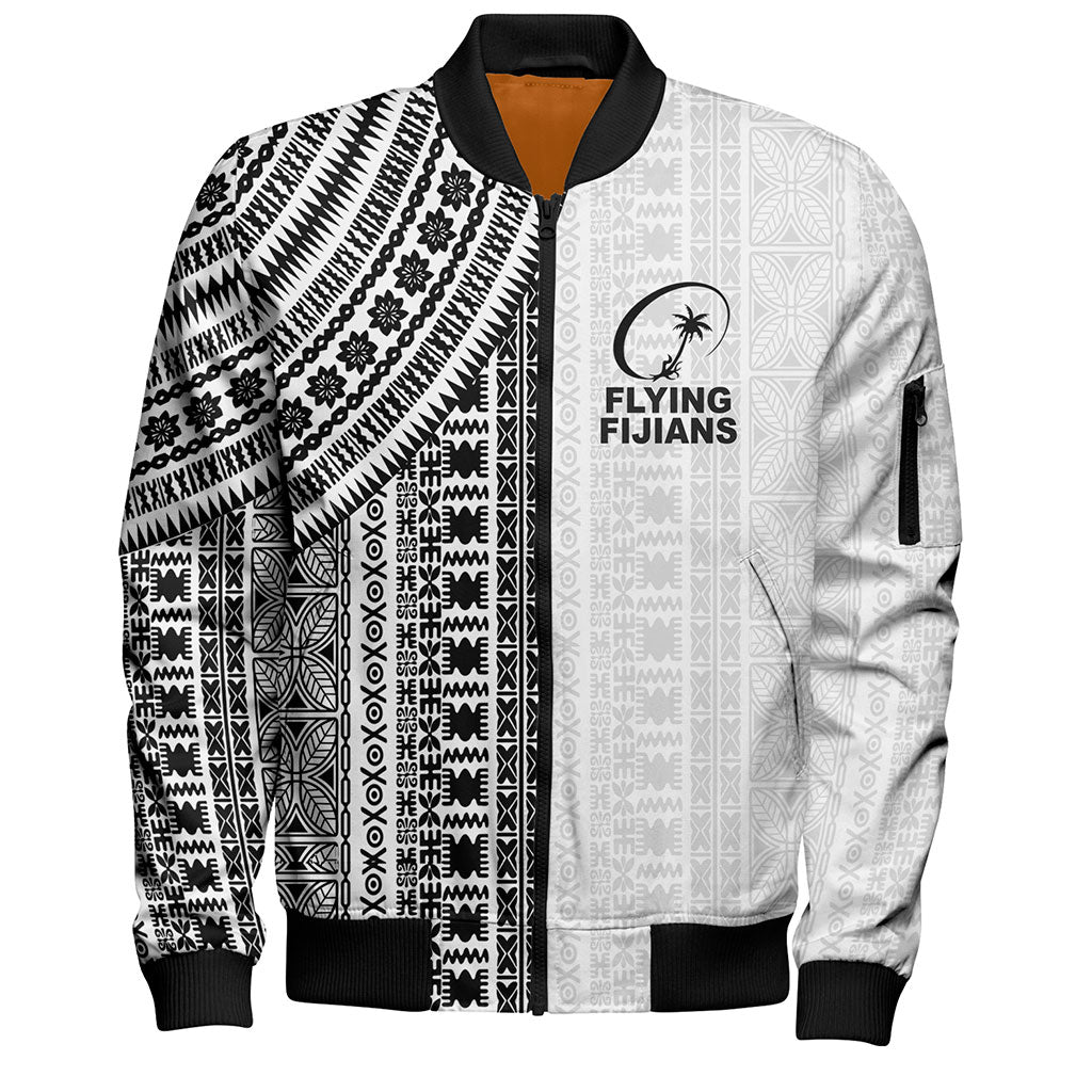 Fiji Bomber Jacket Rugby Tribal Half Style