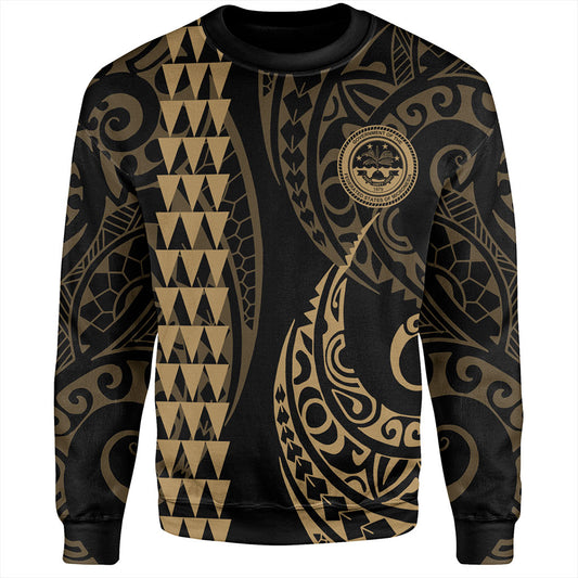 Federated States Of Micronesia Sweatshirt Kakau Style Ver.1