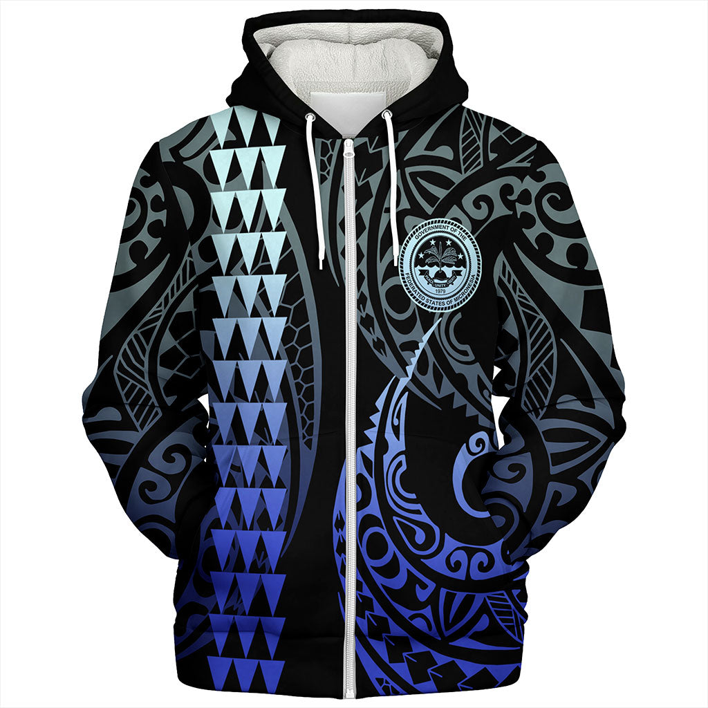 Federated States Of Micronesia Sherpa Hoodie Kakau Style