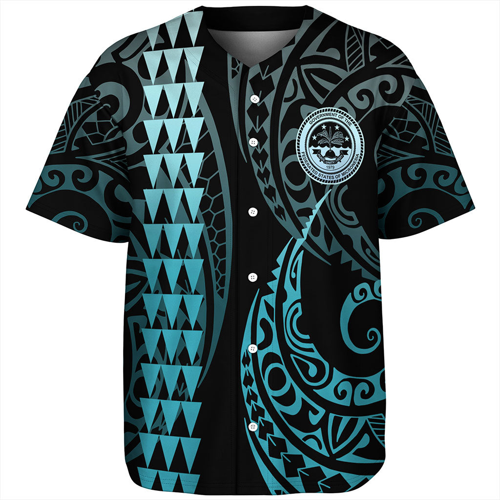 Guam Baseball Shirt Kakau Style