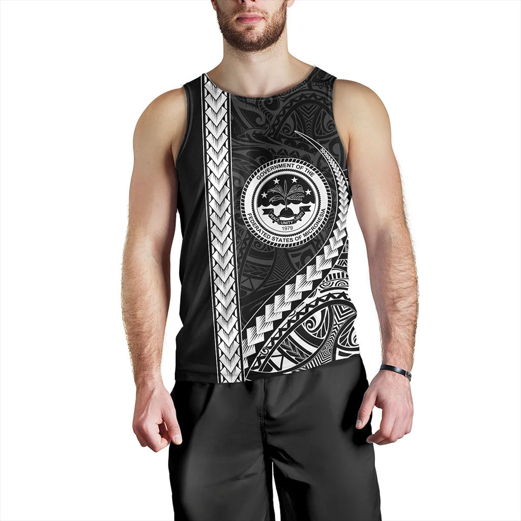 Federated States Of Micronesia Tank Top Tribal Micronesian Coat Of Arms