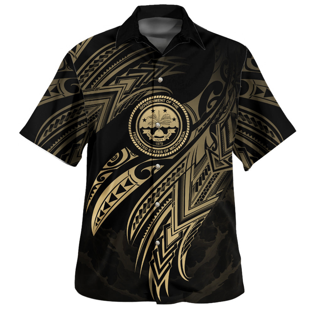 Federated States Of Micronesia Custom Personalised Hawaiian Shirt Legend Color Version