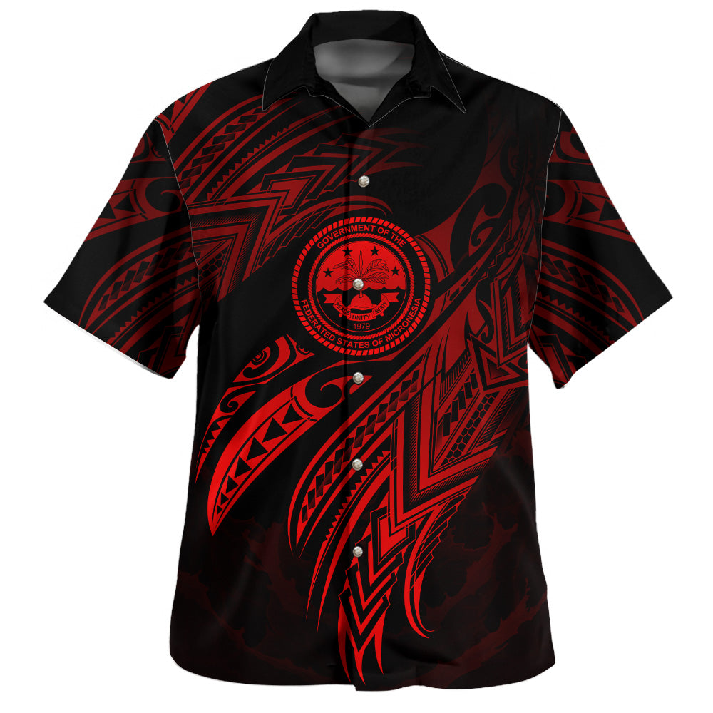 Federated States Of Micronesia Custom Personalised Hawaiian Shirt Legend Color Version