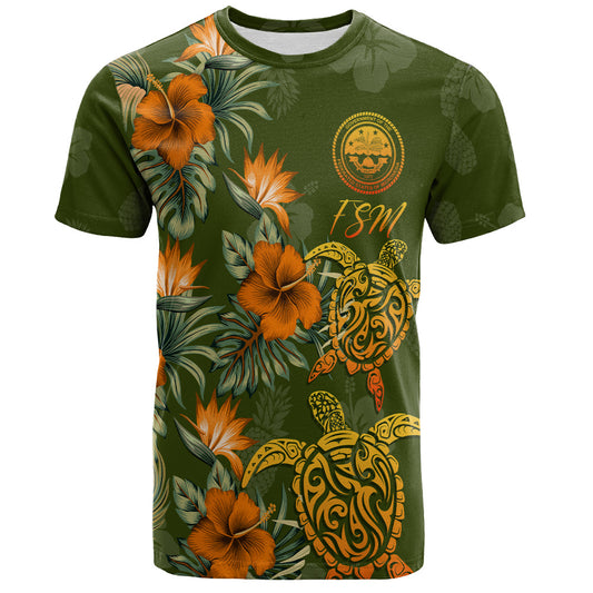 Federated States Of Micronesia T-Shirt Custom Personalised Polynesian Tropical Summer