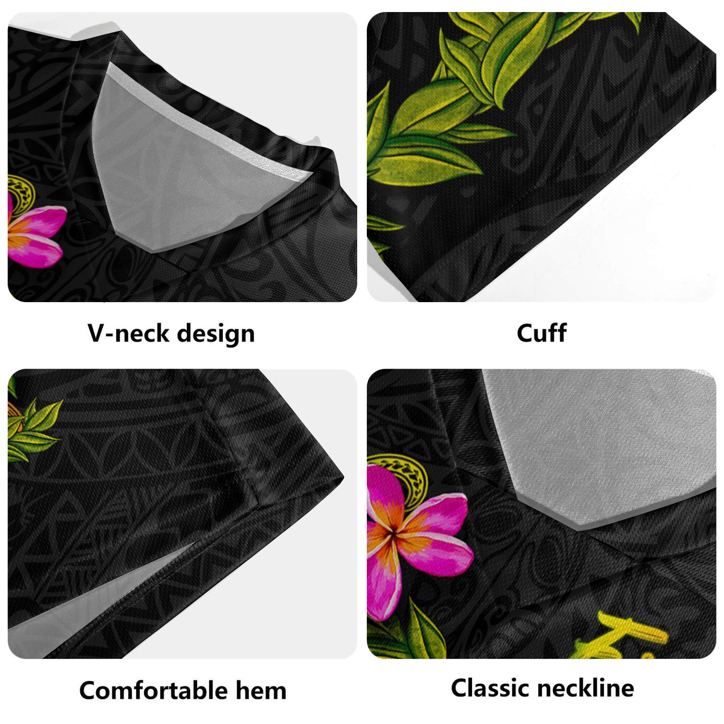 Fiji Rugby Jersey Custom Plumeria Tribal