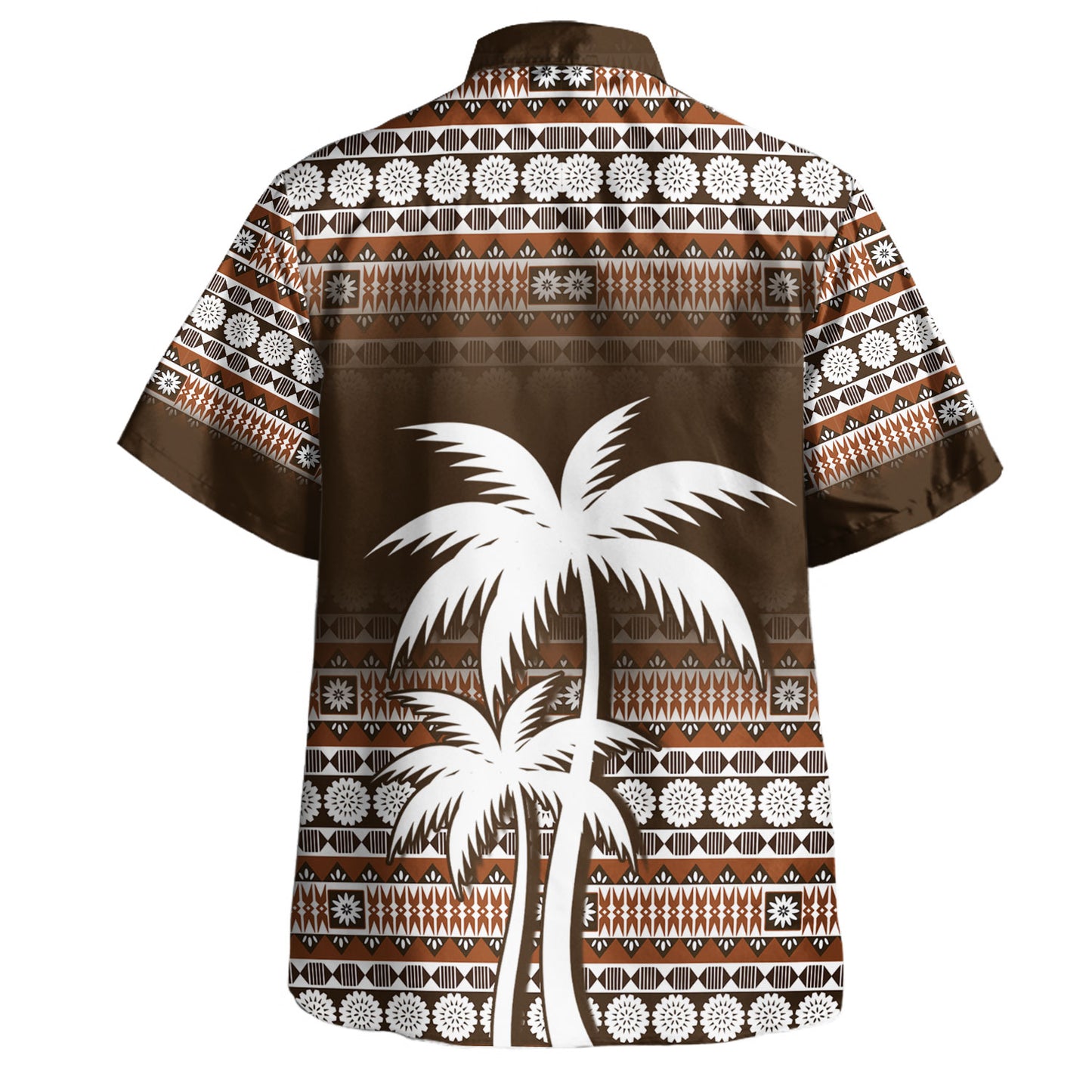 Fiji Hawaiian Shirt Melanesia Masi Pattern Grunge Style