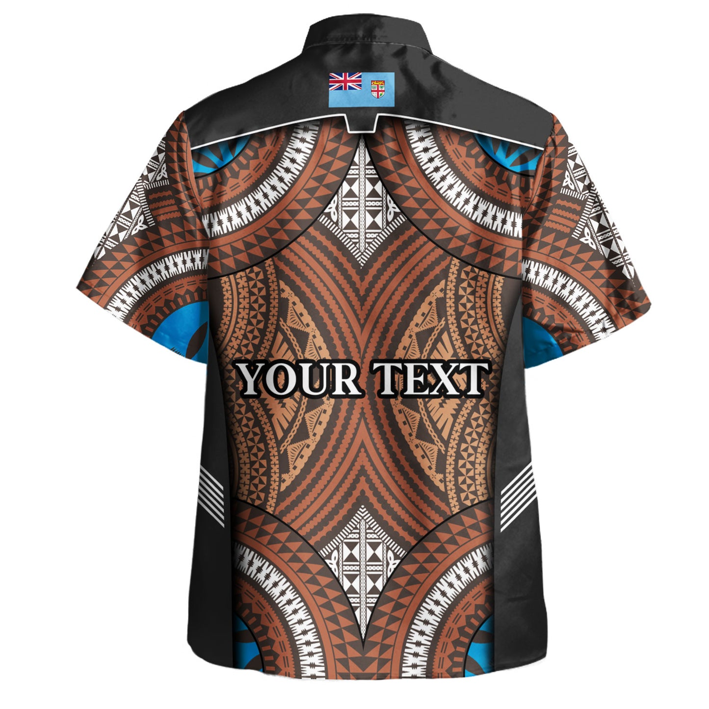 Vanuatu Hawaiian Shirt Custom Seal Flag Color Mutis En Atan Design