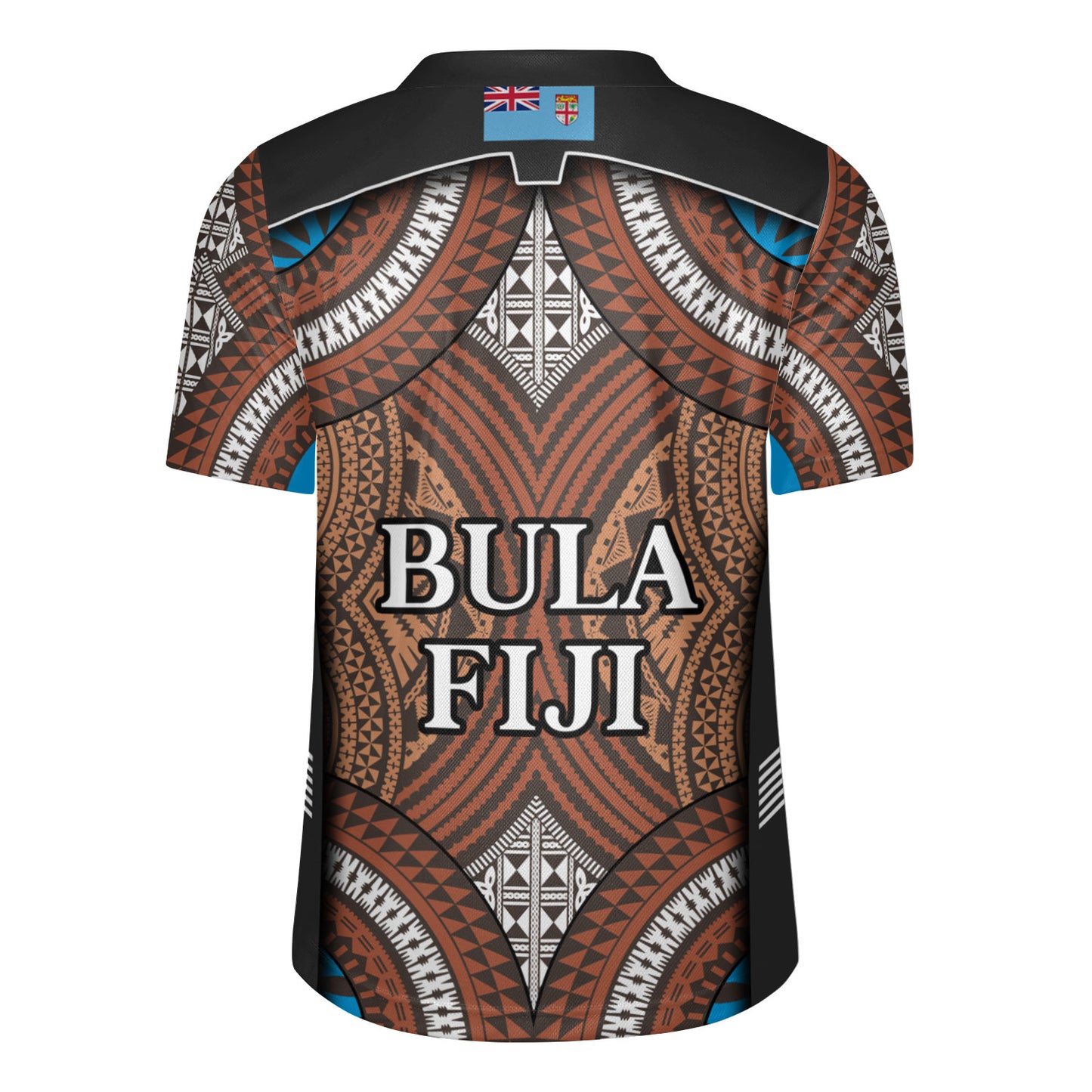 Fiji Rugby Jersey Custom Bula Fiji Rugby Tapa Design