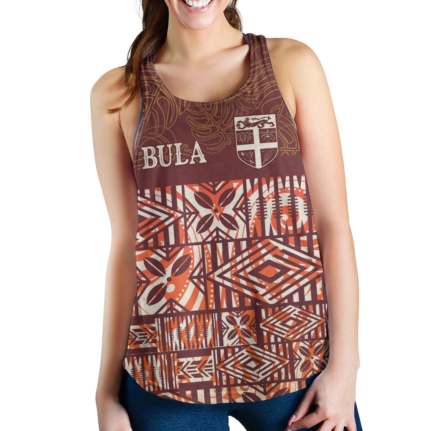 Fiji Women Tank Bula Fiji Wear Vintage Style
